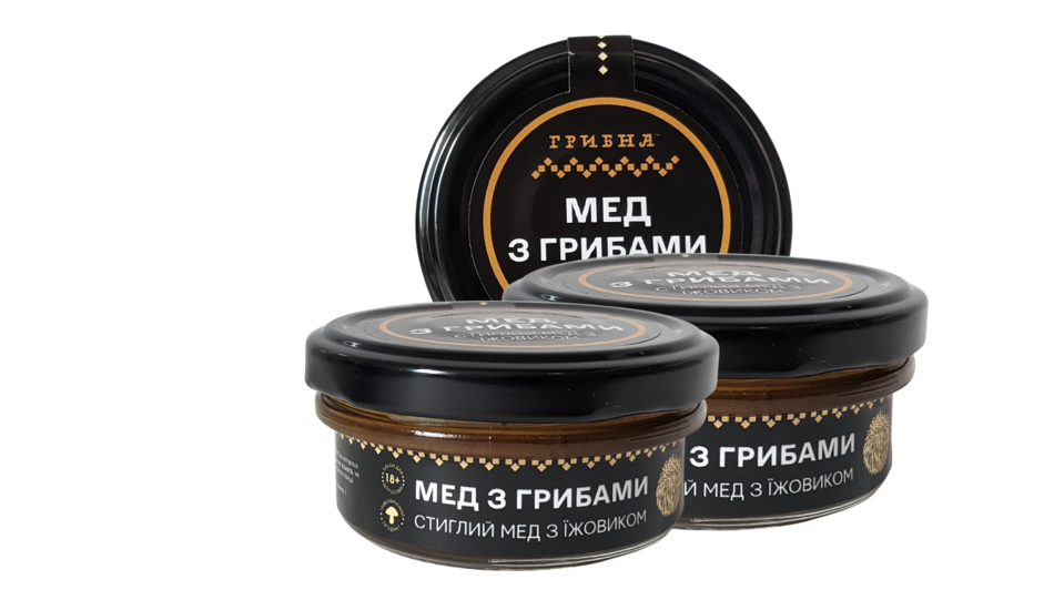 Honey with mushrooms