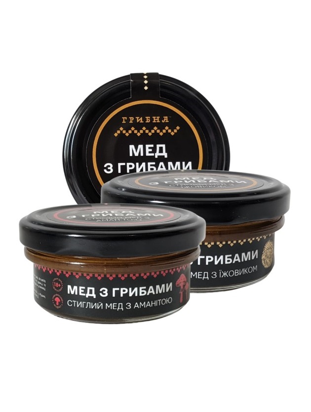 Натуральний мед з грибами